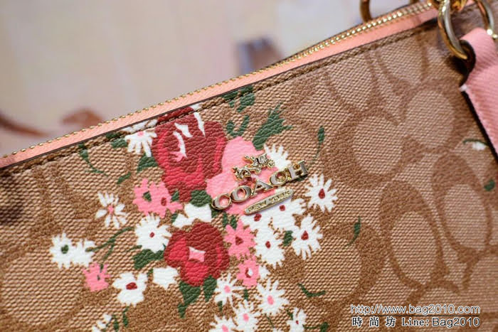 COACH蔻馳 原單 30247 2018新款 印花手提單肩購物袋  Chz1005
